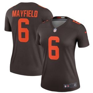 Baker Mayfield Cleveland Browns New Nike Women's Medium Legend Jersey - Brown